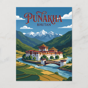 Jigme-Dorji-Nationalpark (Nord) Bhutan Postkarte