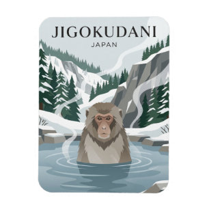 Jigokudani Japan Magnet