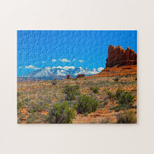 Jigsaw Arches National Park Utah USA. Jigsaw Puzzl