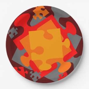 Jigsaw Jumble Pappteller