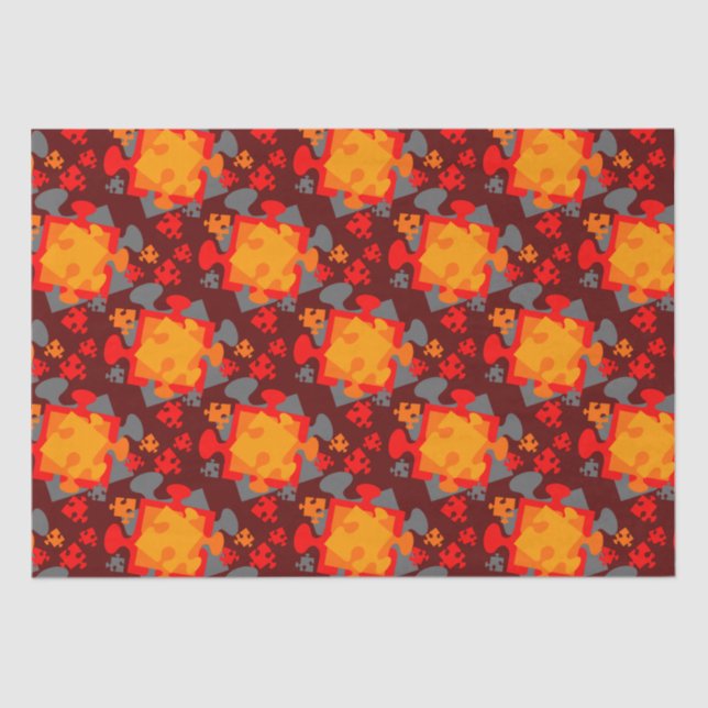 Jigsaw Jumble Seidenpapier (Vorderseite)