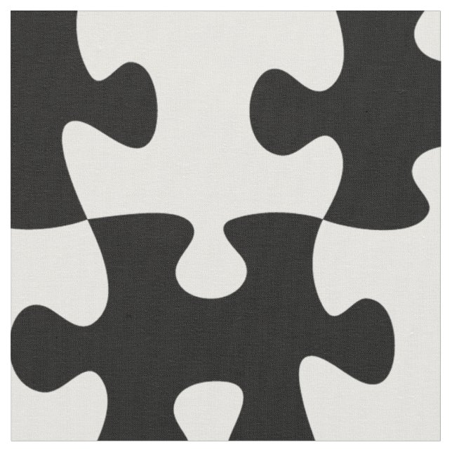 Jigsaw-Muster Stoff (Nahaufnahme)