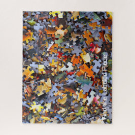 Jigsaw Pieces Custom Text Colorful Unique