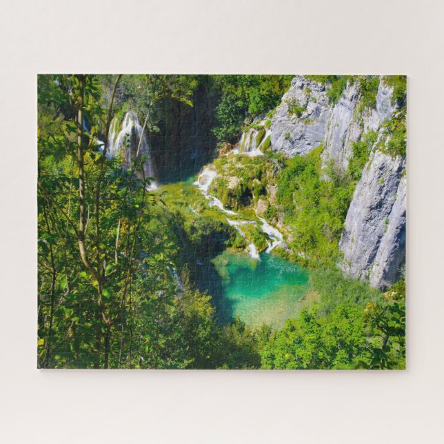 Jigsaw Plitvicer Seen Croatien. (Horizontal)