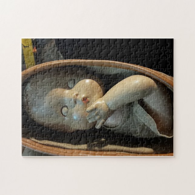 Jigsaw Puzzel Creepy Doll von JP Denyer (Horizontal)