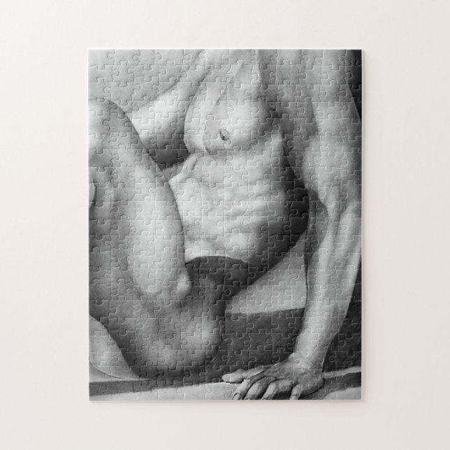 Jigsaw Puzzle 11x14 Homme Bodybuilder Art +Boîte c (Vertical)