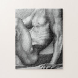 Jigsaw Puzzle 11x14 Männlicher Bodybuilder Art +Ge