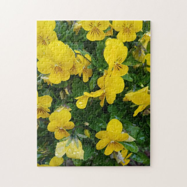 Jigsaw-Puzzle aus Foto-Blume (Vertikal)