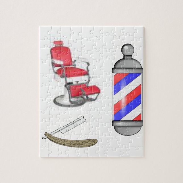 Jigsaw Puzzle Barber (Vertikal)