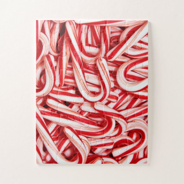 Jigsaw Puzzle Candy Canes (Vertikal)