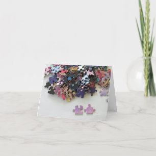 Jigsaw puzzle Complete Me-Note-Karte Dankeskarte