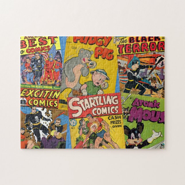 Jigsaw Puzzle "Covers of Golden Age Comic" (Horizontal)