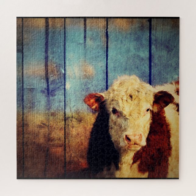 Jigsaw puzzle Cow (Horizontal)