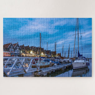 Jigsaw puzzle de scène de la nuit de la ville de p