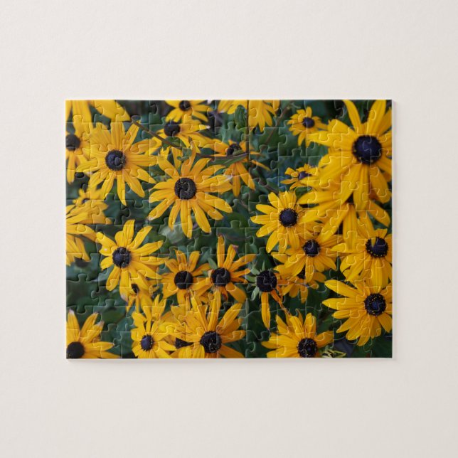 Jigsaw Puzzle de Susan Flowers aux yeux noirs (Horizontal)