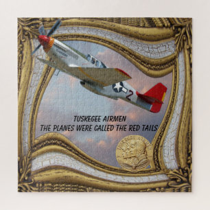 Jigsaw-Puzzle der Tuskegee Airmen-RED-SCHWANZ
