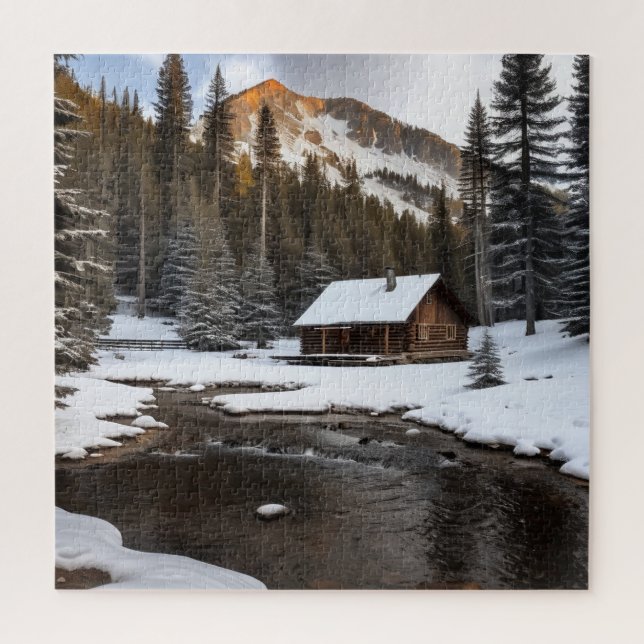 Jigsaw-Puzzle des Berges CABIN (Vertikal)