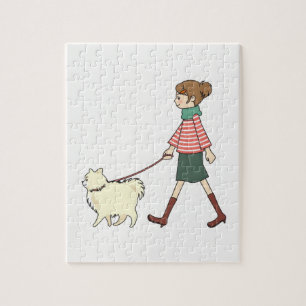 Jigsaw Puzzle Dog Walker