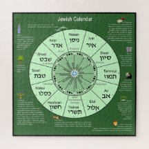 Jigsaw Puzzle du calendrier juif
