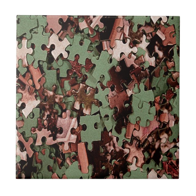 Jigsaw Puzzle Fliese (Vorderseite)