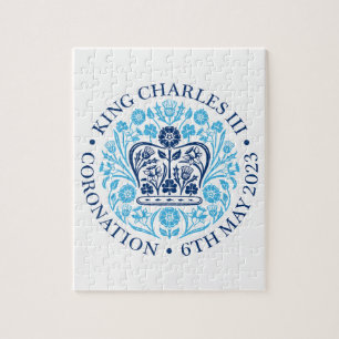 Jigsaw Puzzle for 2023 Coronation - Blue