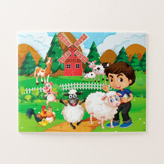 Jigsaw-Puzzle für Kinder (Horizontal)