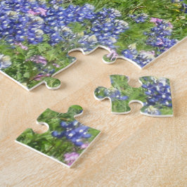 Jigsaw Puzzle  Gift Box Bluebonnets And Wildflower