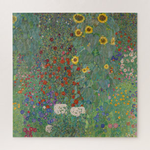 JIGSAW PUZZLE : GUSTAV KLIMT : FARM GARDEN 
