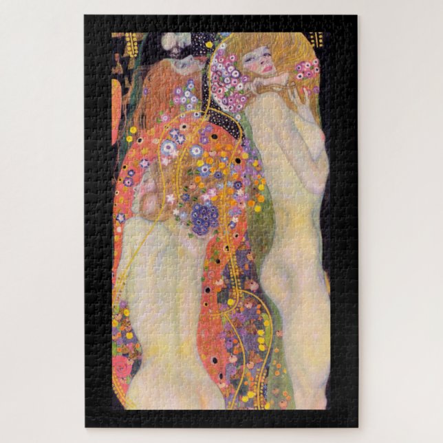 JIGSAW PUZZLE: GUSTAV KLIMT : WASSERSERDIENSTE II (Vertikal)