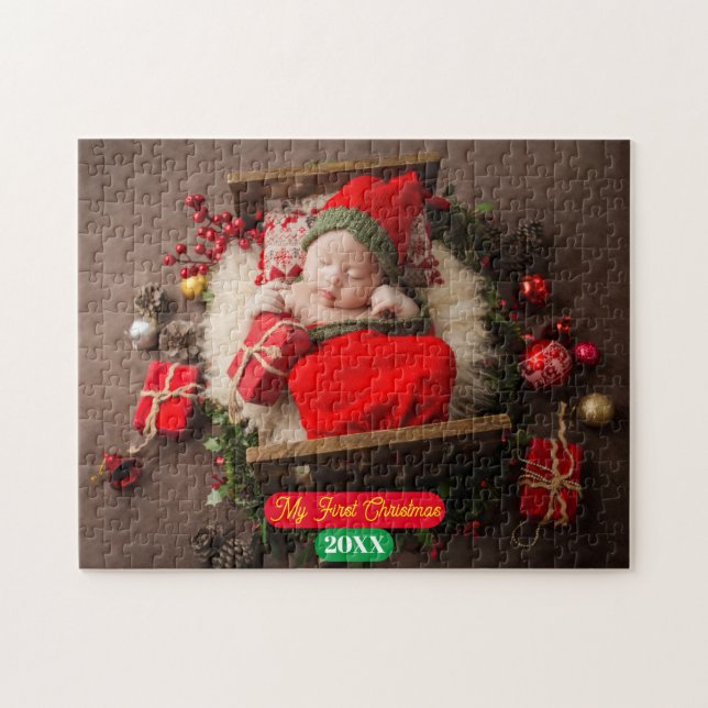 Jigsaw Puzzle - Mein erstes Weihnachten - Foto/Jah (Horizontal)