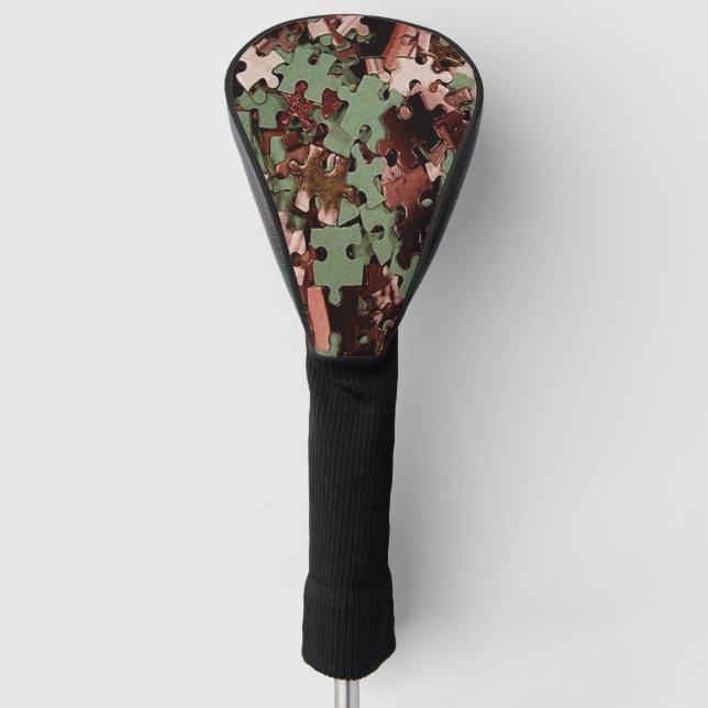 Jigsaw Puzzle Novelty Golf Headcover (Vorderseite)