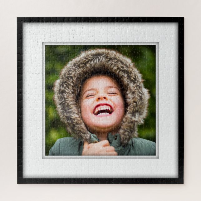 Jigsaw Puzzle Personalisiert Square Foto Gerahmt (Vertikal)
