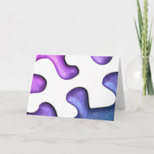 Jigsaw Puzzle Piece Carte de voeux