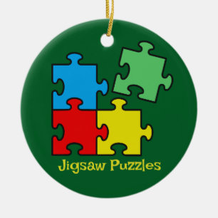 Jigsaw Puzzle Pièces Design Ornement céramique