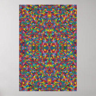 Jigsaw Puzzle Pieces Poster