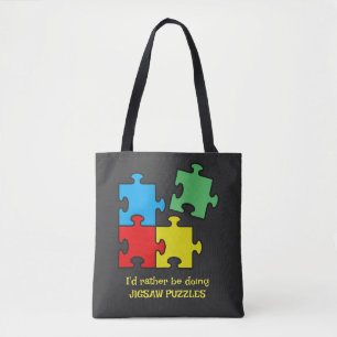 Jigsaw Puzzle Pièces Sac fourre-tout