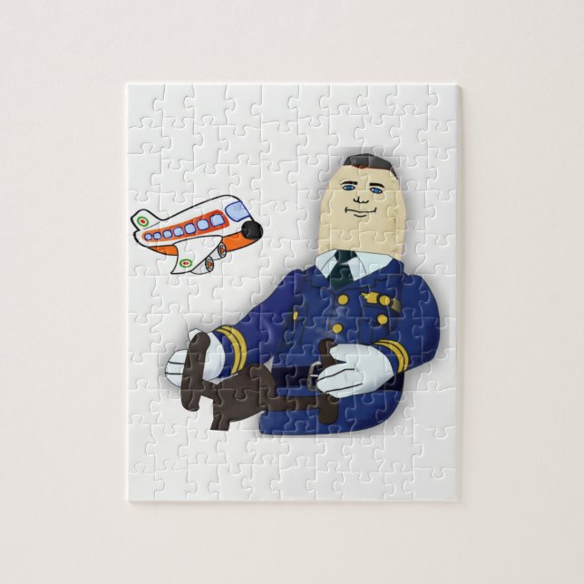 Jigsaw Puzzle Pilot (Vertikal)