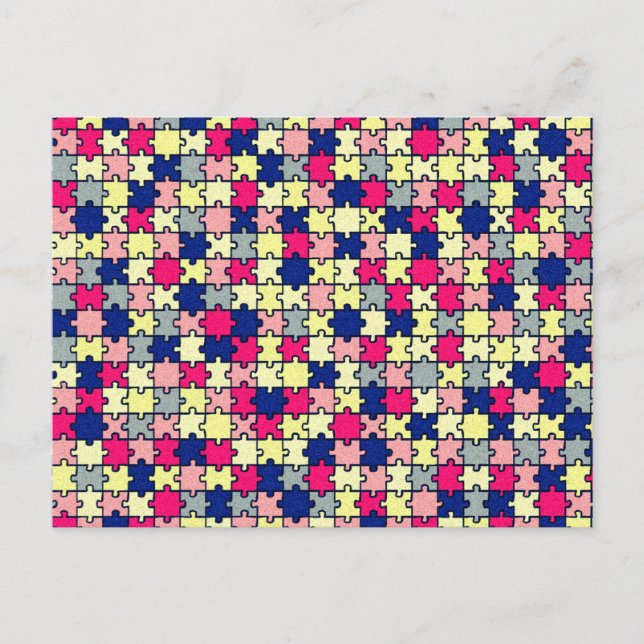 Jigsaw Puzzle Postkarte (Vorderseite)