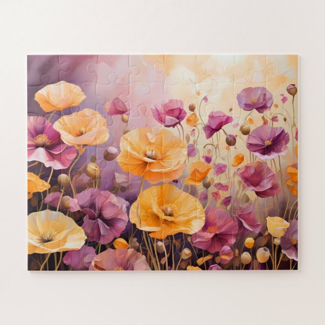 Jigsaw Puzzle Puzzle de pies dans un champ couleur (Horizontal)