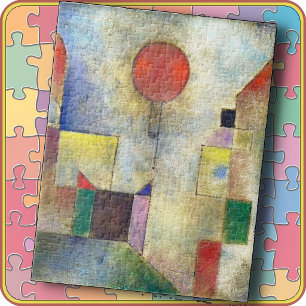 JIGSAW PUZZLE - "Roter Ballon" - Paul Klee - 11x14