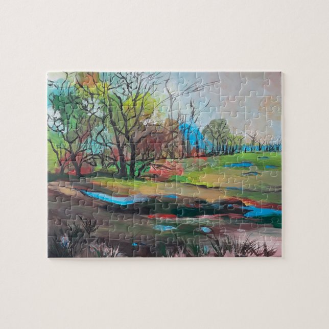 Jigsaw Puzzle Sehr Hübsche Landschaft von JP Denye (Horizontal)