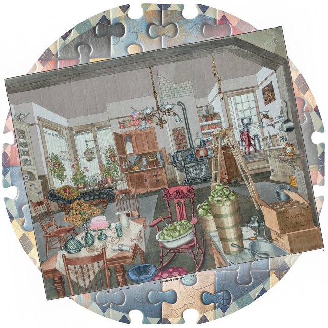 JIGSAW PUZZLE - Semi-Rural Kitchen & Dining Room (Von Creator hochgeladen)