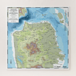 Jigsaw Puzzle SF Topo und Bathymetry Puzzle