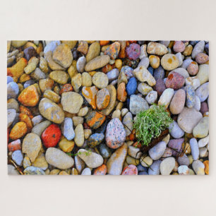 Jigsaw Puzzle Stones. Great Lakes Shoreline