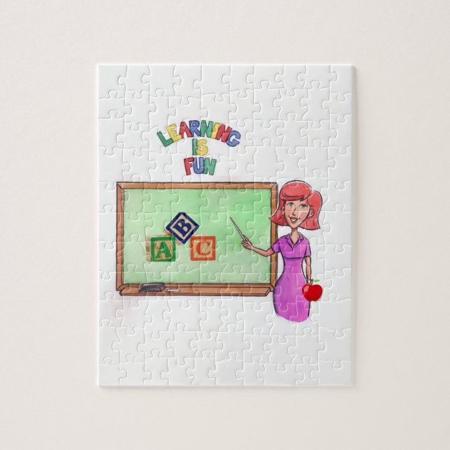 Jigsaw Puzzle Teacher (Vertikal)