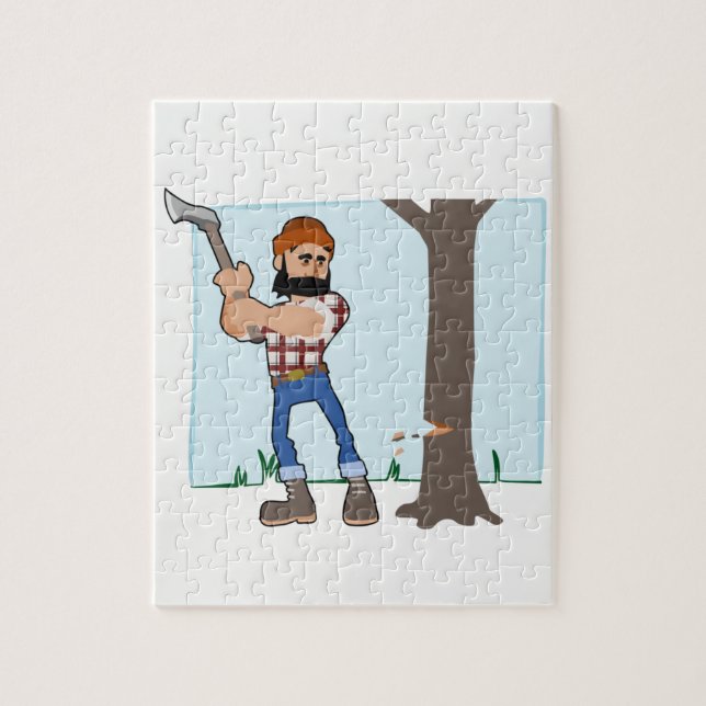 Jigsaw Puzzle Tree Cutter (Vertikal)