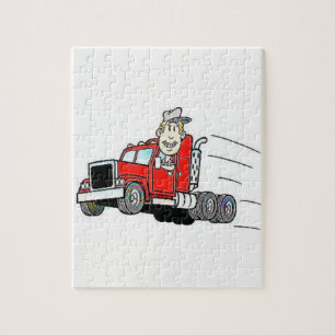 Jigsaw Puzzle Truck Driver