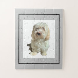 Jigsaw Puzzle White Dog