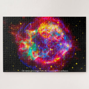 Jigsaw-Puzzles der Cassiopeia-Konstellation. Jigsa