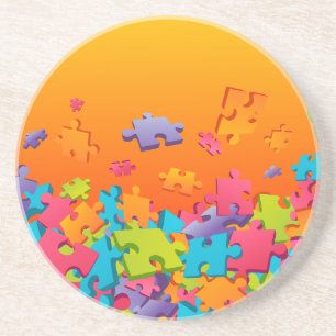 Jigsaw Sandstein Untersetzer